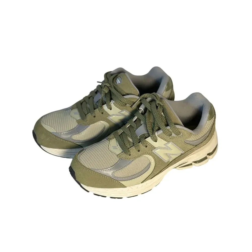 New Balance 2002R Running Sneakers  Olive/Gray Men's